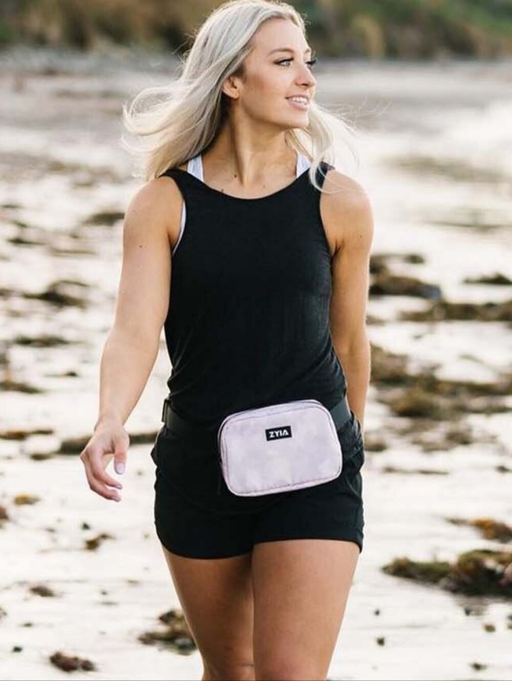 Active Pink Camo Crossbody Bag